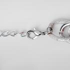 Колье «Цепь» утолщённые овалы, цвет серебро, 50 см - Фото 2