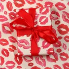 Набор бумаги упаковочной крафт "Поцелуи", 2 листа 50 × 70 см - фото 3755306