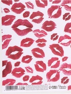 Бумага упаковочная крафт «Поцелуи», 2 листа 50×70 см - Фото 6