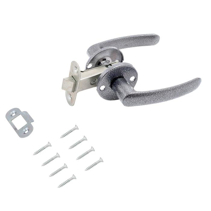 Защелка дверная Д-град «Зенит» ЗЩ2, цвет серебро - Фото 1