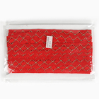 Тесьма красная с люрексом, 2,5 см, в рулоне 10 метров 6384028