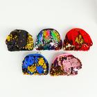 Мягкий кошелёк «Зайка», пайетки, цвета МИКС - фото 24474965