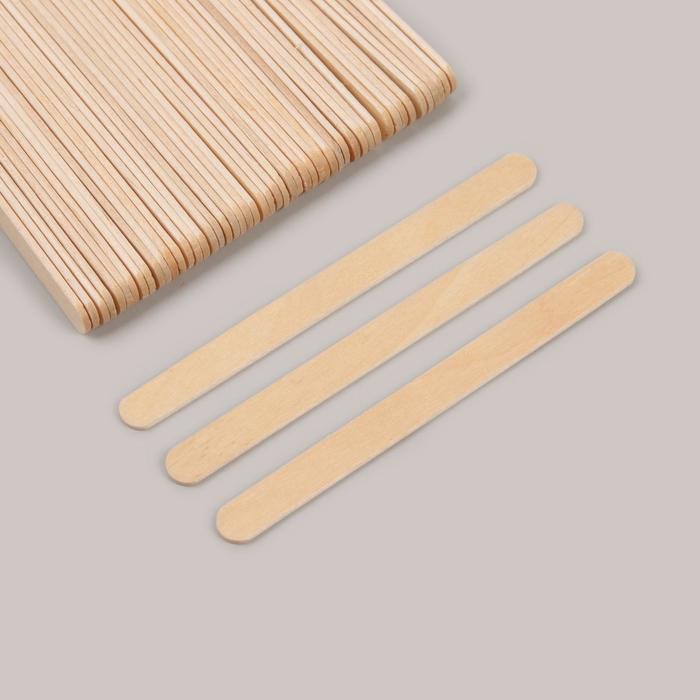 Шпатель для депиляции, деревянный, 11,4 × 1 см