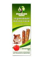 Зерновые палочки «Пижон» для грызунов, с фруктами, 2 шт., 90 г - Фото 3