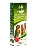 Зерновые палочки «Пижон» для птиц, с фруктами, 2 шт., 90 г - Фото 4