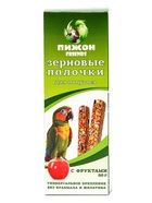 Зерновые палочки «Пижон» для птиц, с фруктами, 2 шт., 90 г - Фото 5