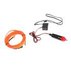 Неоновая нить Cartage для подсветки салона, адаптер питания 12 В, 2 м, красный - Фото 2