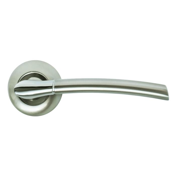 Ручка дверная RAP 6 SN/CP -IND, цвет белый никель, хром - Фото 1