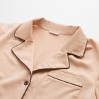 Пижама женская (сорочка, брюки) MINAKU: Light touch цвет бежевый, р-р 44 - Фото 8