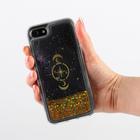 Чехол для телефона iPhone 7,8 с блёстками внутри Stars, 6.8 × 14 см - фото 6398669