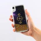 Чехол для телефона iPhone XR с блёстками внутри Stars, 7.6 × 15.1 см - фото 6398675