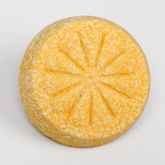 Бомбочка для ванн «Апельсин», аромат лимон, 110 г - Фото 1