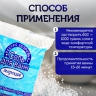 Соль для ванн РЕСУРС ЗДОРОВЬЯ морская, 1 кг - Фото 2