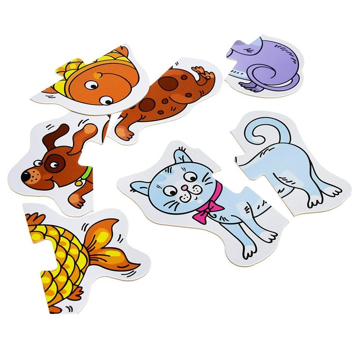 Напольный пазл-мозаика «Домашние любимцы» (Baby Step) (малые) 39771