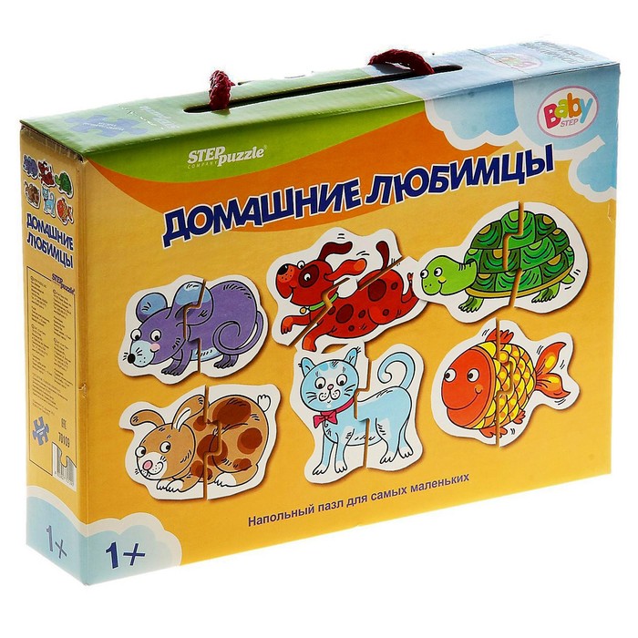 Напольный пазл-мозаика «Домашние любимцы» (Baby Step) (малые) 39771