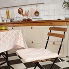 Сидушка на стул "Этель" Real Beauty 42х42х7 см, 100% хлопок, саржа 190 г/м2 5511183