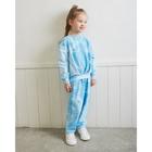 Костюм для девочки (свитшот, брюки) MINAKU: Casual Collection KIDS цвет голубой, р-р 122 6436803
