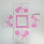 Коробка для торта с окном, кондитерская упаковка Best wishes, 30?30?30 см (комплект 2 шт) - фото 46781803