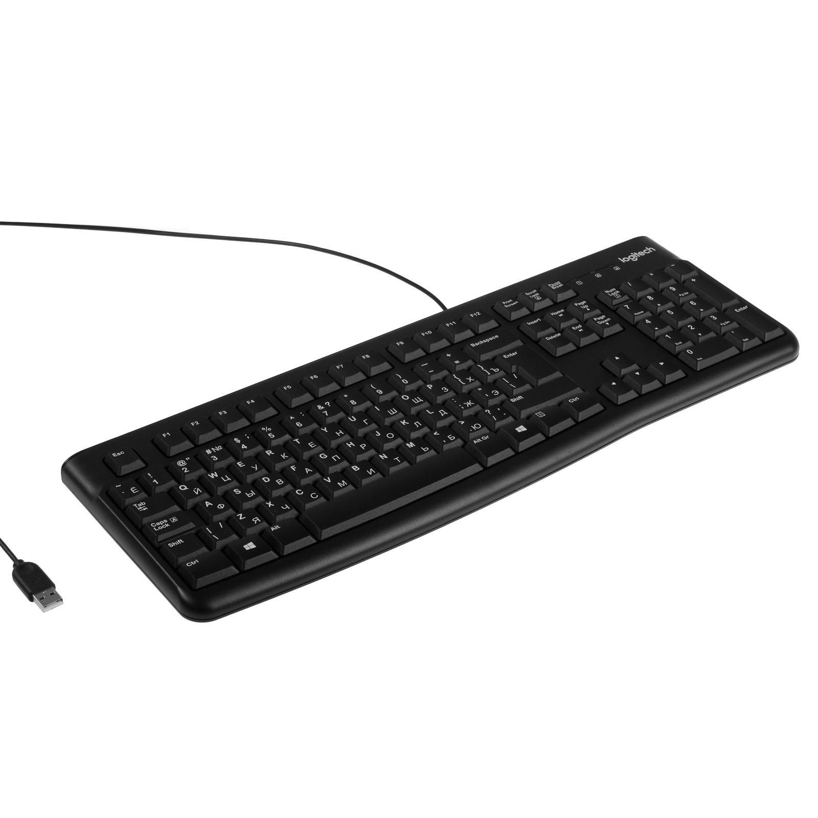 Клавиатура Logitech K120 for Business, проводная, мембранная, 105 ...