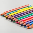 Цветные карандаши в тубусе, 12 цветов, круглые, Трансформеры - Фото 5