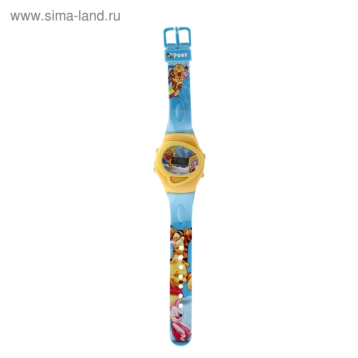 Часы детские наручные "Винни Пух", электронные, спортивные - Фото 1