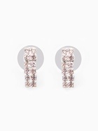 Набор 2 предмета: серьги, чокер «Лёд» два ряда, цвет белый в серебре, 32 см - Фото 5