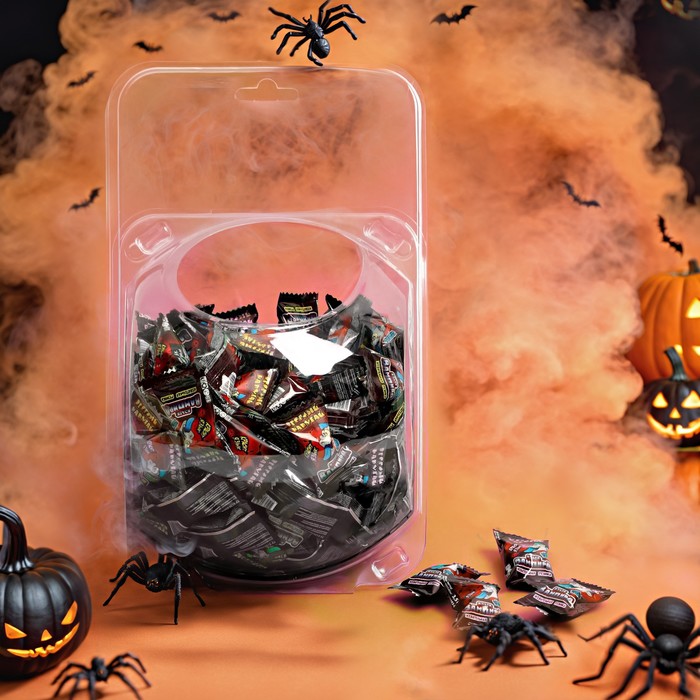 Жевательная резинка «Язык вампира» красящая язык, с кислой начинкой ежевика, 3,5 г - Фото 1