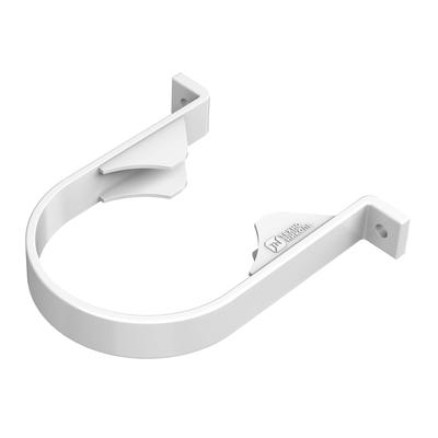 Хомут для водосточной трубы «Технониколь», цвет белый