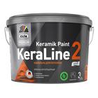 Краска акриловая интерьерная ВД düfa Premium KeraLine 2 глубокоматовая, База А, 0,9л - фото 295126838