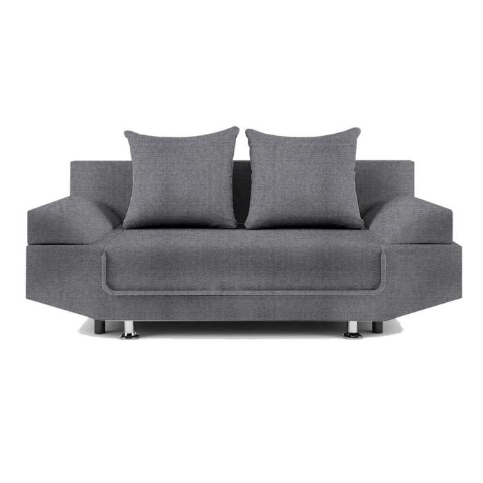 Диван прямой «Анюта», еврокнижка, рогожка, цвет savana plus/arben ash - Фото 1