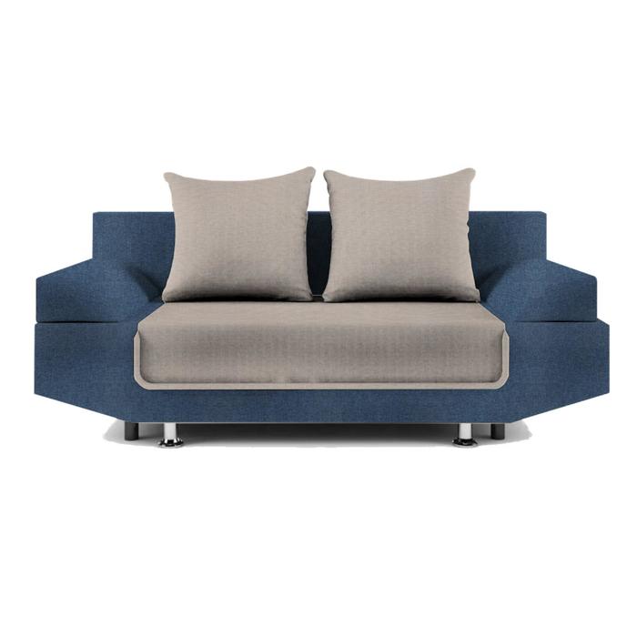 Диван «Анюта», еврокнижка, рогожка savana plus/arben, цвет denim/ivory - Фото 1