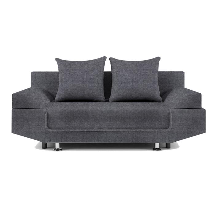 Диван прямой «Анюта», еврокнижка, рогожка, цвет savana plus/arben grafit - Фото 1