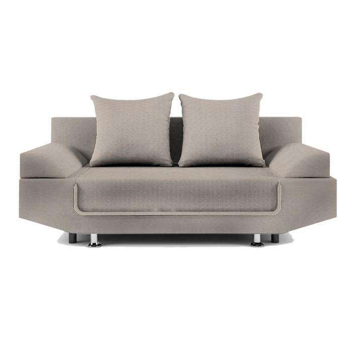 Диван прямой «Анюта», еврокнижка, рогожка, цвет savana/arben ivory - Фото 1