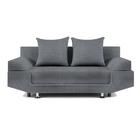 Диван прямой «Анюта», еврокнижка, рогожка, цвет savana plus/arben mouse - Фото 1