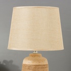 Настольная лампа с абажуром RISALUX, 16351/1, E14, 40 Вт, бежевый, 22×22×37 см - Фото 9