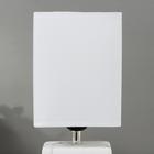 Лампа настольная 16375/1 E27 40Вт бело-серый 16х16х29 см RISALUX - фото 22972505