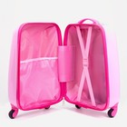 Чемодан детский 27 л (XS) HappyAnt, отдел на молнии, розовый - Фото 4