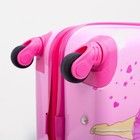 Чемодан детский 27 л (XS) HappyAnt, отдел на молнии, розовый - Фото 5