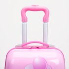 Чемодан детский 27 л (XS) HappyAnt, отдел на молнии, розовый - Фото 6