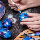 Набор для украшения яиц с жидкими красителями «Космическое сияние» на пасху, 11×16 см - Фото 9