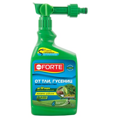 Средство защиты концентрат Эжектор «Бона Форте» от тли, гусениц и других насекомых, 1 л