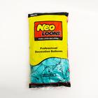 Шар латексный 12", стандарт, набор 100 шт., цвет бирюзовый - фото 30754272