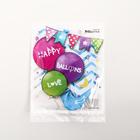 Воздушный шар латексный 12", стандарт, набор 5 шт., цвет голубой 5106178