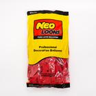 Шар для твистинга латексный 350", стандарт, набор 100 шт., цвет красный - фото 21232884