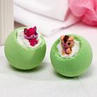 Бомбочка для ванн Bomb Master «Весёлые зверята» зелёная, 130 г - Фото 3