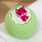 Бомбочка для ванн Bomb Master «Весёлые зверята» зелёная, 130 г - Фото 4