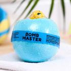 Бомбочка для ванн Bomb Master «Весёлые зверята» синяя, 130 г - Фото 6