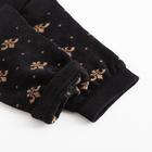 Носки MINAKU «Королевская лилия», цвет чёрный, размер 36-37 (23 см) - Фото 2