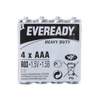 Батарейка солевая Eveready Heavy Duty, AAA, R03-4S, 1.5В, спайка, 4 шт. - Фото 3