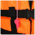 Жилет спасательный Flinc двухсторонний 50 кг (оранжевая основа, камуфляж внутри) - Фото 3